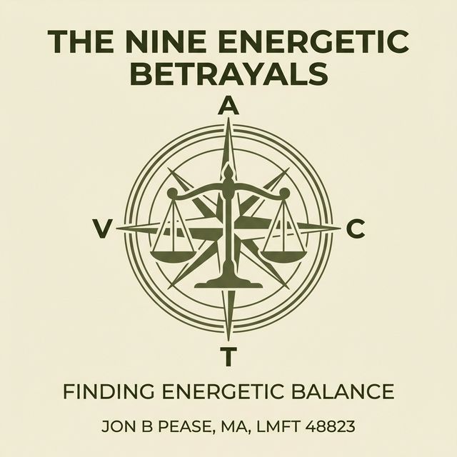 The Nine Energetic Betrayals Book Cover